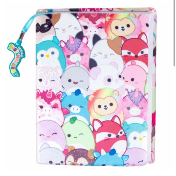 NWT Squishmallow Activity Journal with Bookmark Soft Fuzzy - Picture 6 of 8